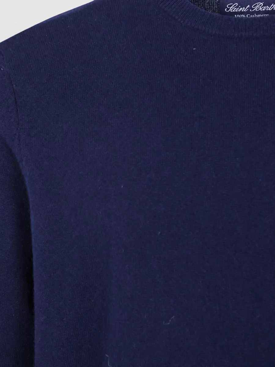 Mc2 Saint Barth Cashmere Round Neck Sweater