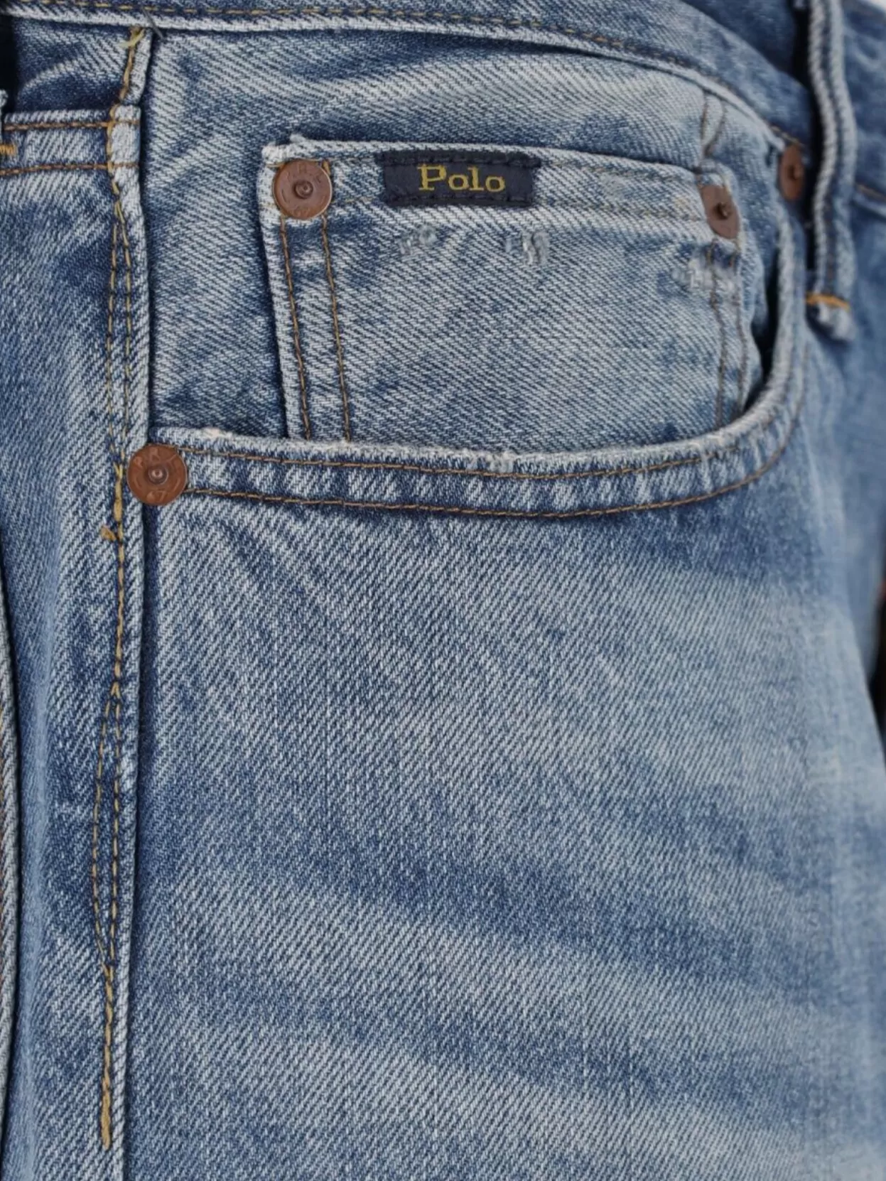 Polo Ralph Lauren Straight Leg Trousers With Belt Loops