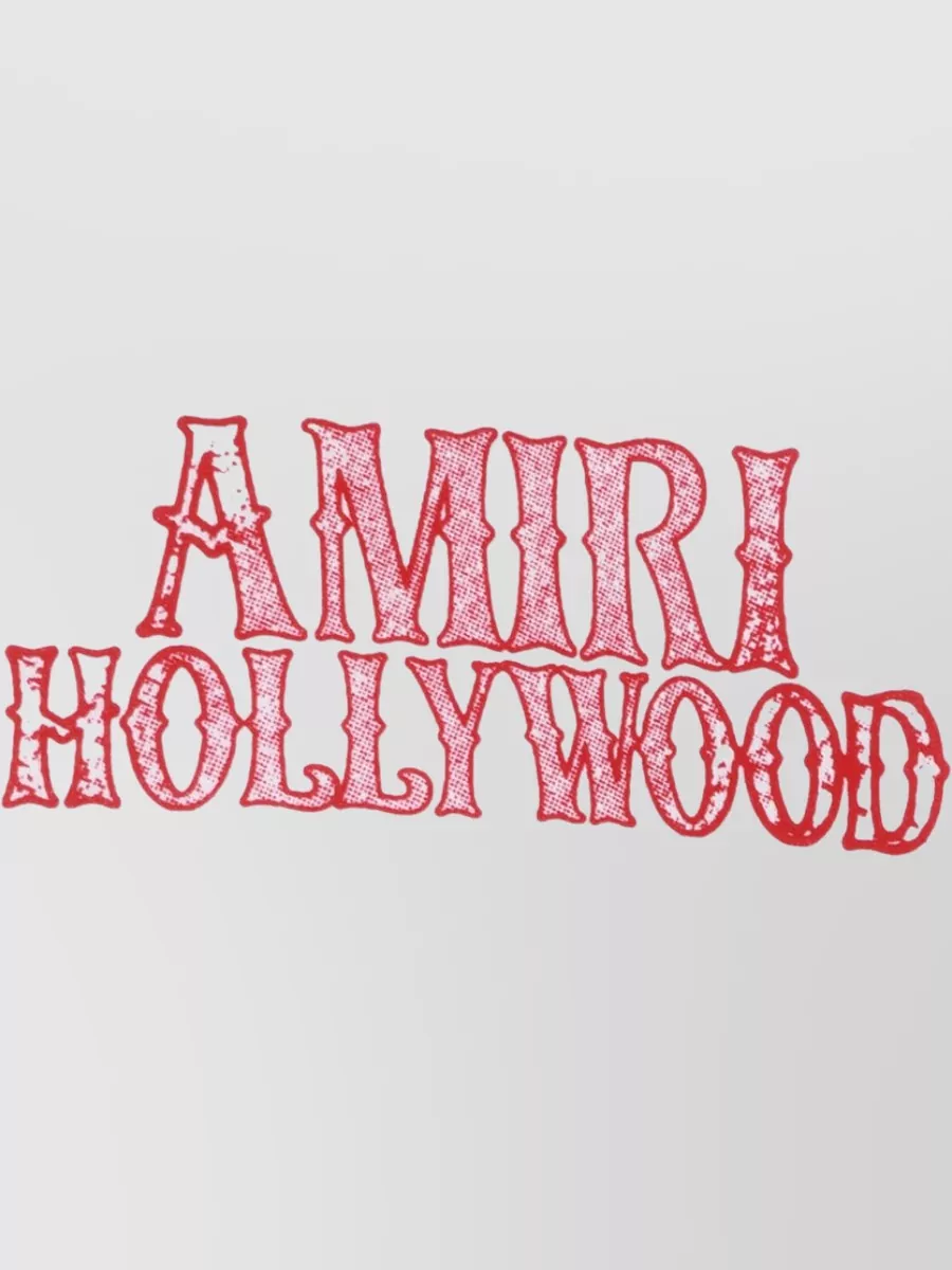 Amiri Graphic Print Crew Neck Short Sleeve Top
