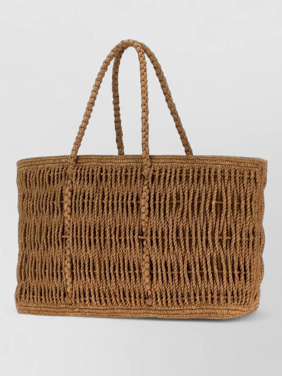 The Row raffia georgica tote bag
