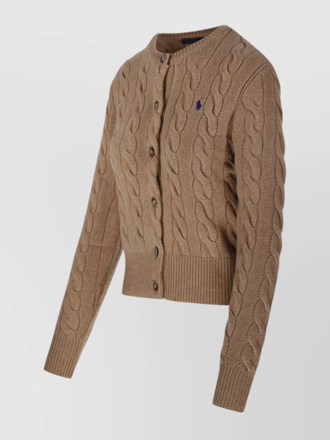 Ralph Lauren Cable Knit Hem And Cuffs