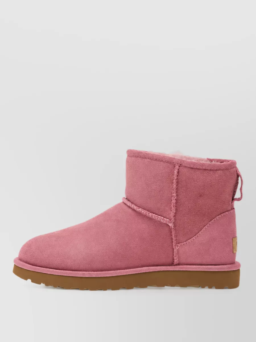 Ugg Shearling Suede Ankle Boots
