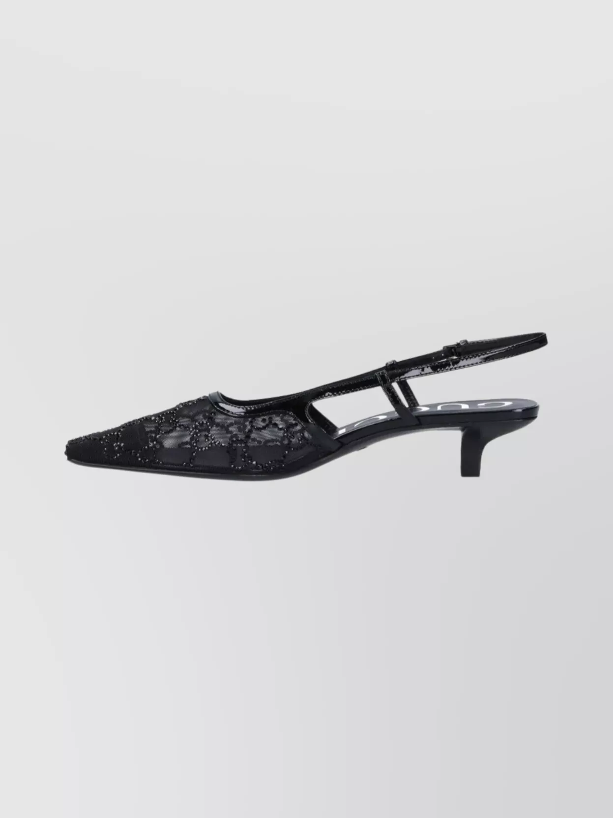 Gucci Chic Pointed Toe Kitten Heel Pumps