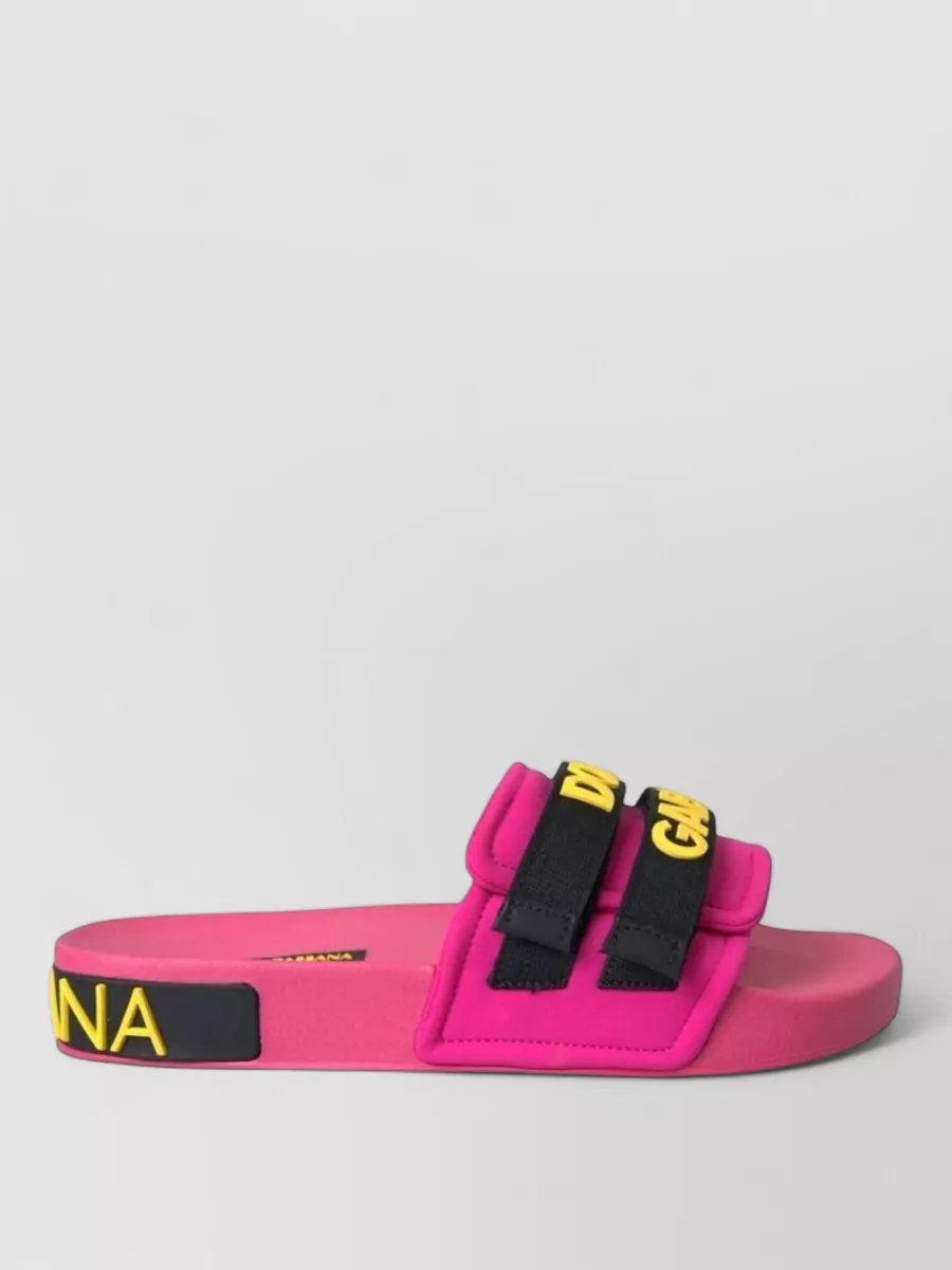 Dolce&Gabbana Logo-Print Slides