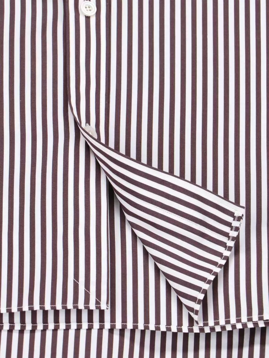 Tom Ford Striped Long Sleeve Shirt Button Cuffs Collar