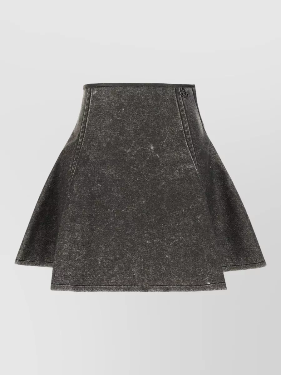 Diesel printed mini skirt
