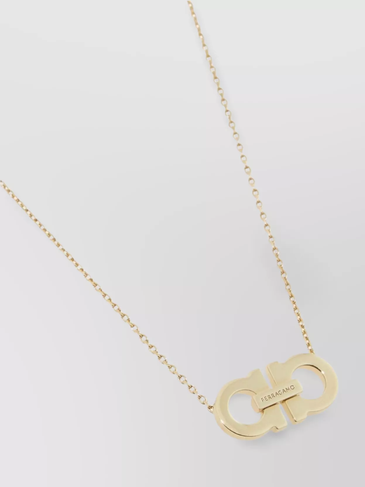 Ferragamo Chain Necklace With Adjustable Hooks