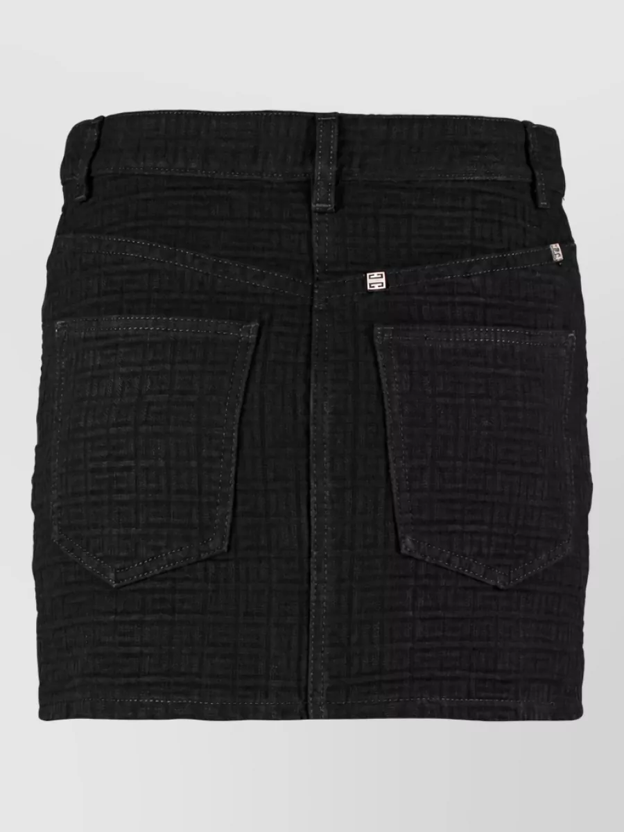 Givenchy Jacquard Fitted Skirt