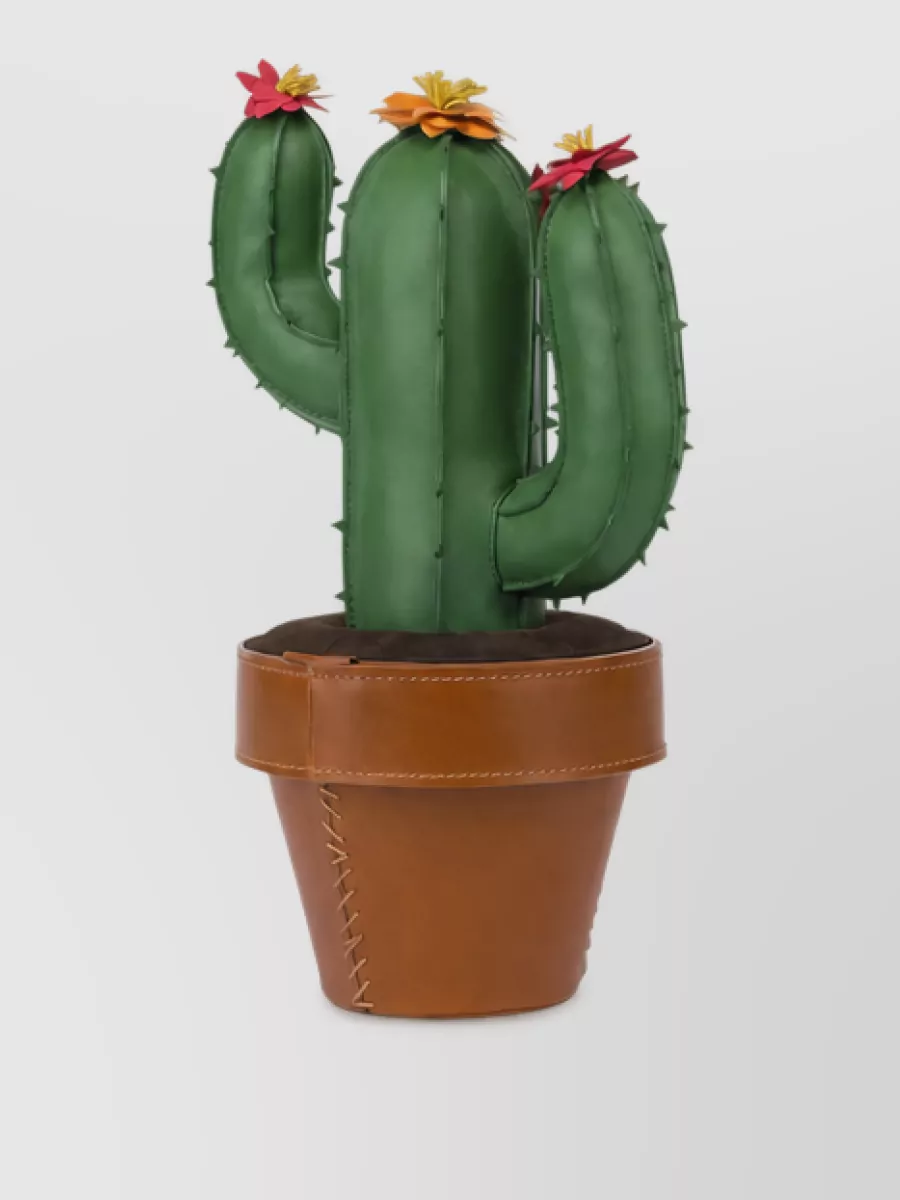 Moschino Leather Cactus Bag