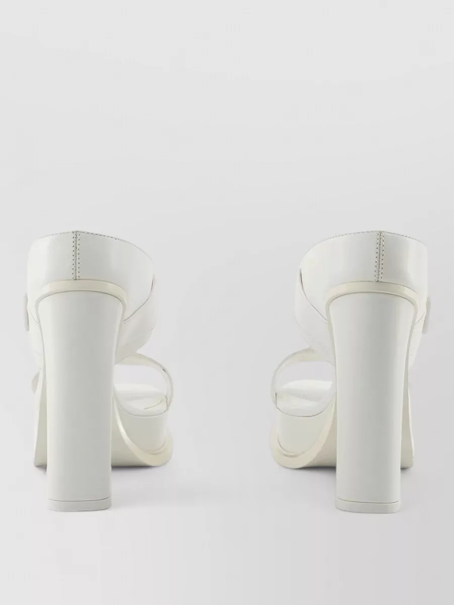 Alexander Mcqueen Leather Platform Sandals