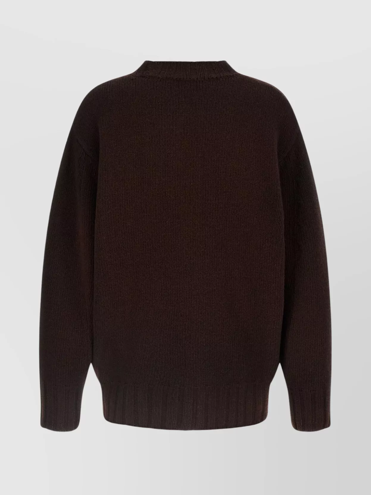 Attico Logo Embroidery Sweater Sweaters And Cardigans Brown In Brown