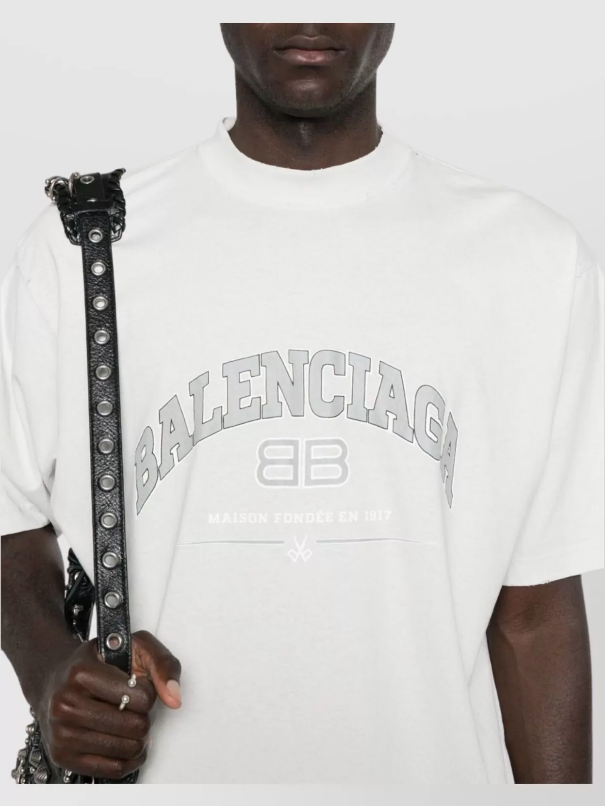Balenciaga Short Sleeves Crew Neck Oversized Fit