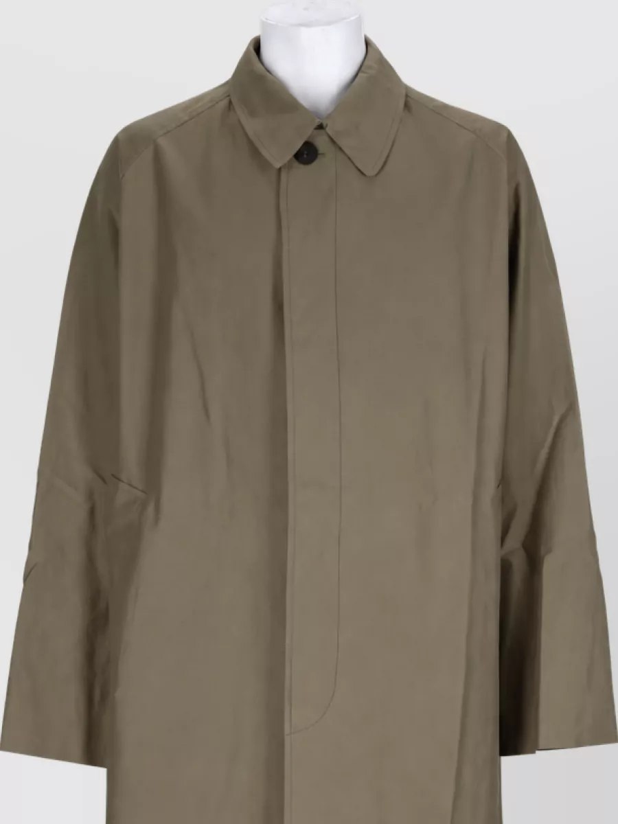 Studio Nicholson cotton blend trench coat