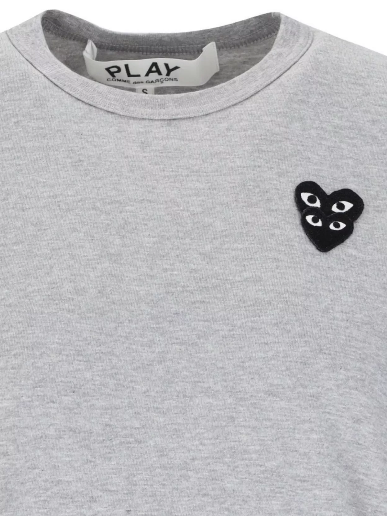 Comme Des Garçons Play Short Sleeve Top Crew Neck Style
