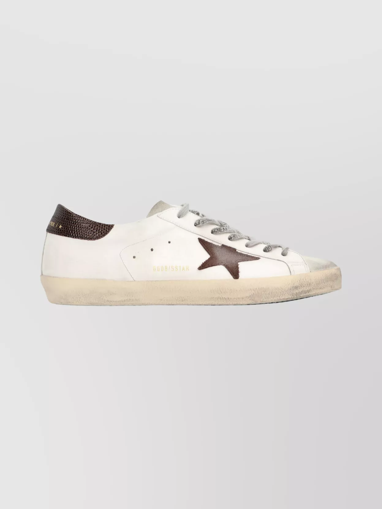 Golden Goose Low-Top Sneakers With Star And Worn Effect