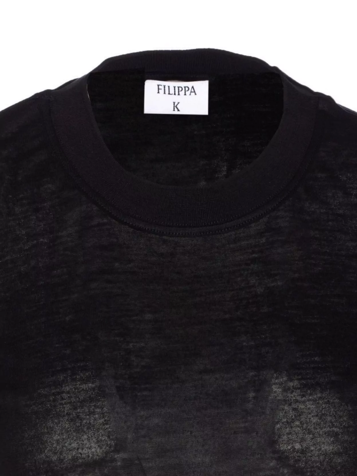Filippa K Short Sleeve Sheer Crewneck Top