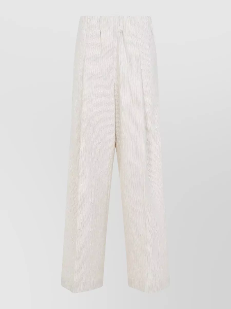 Dries Van Noten Cotton wide-leg trousers