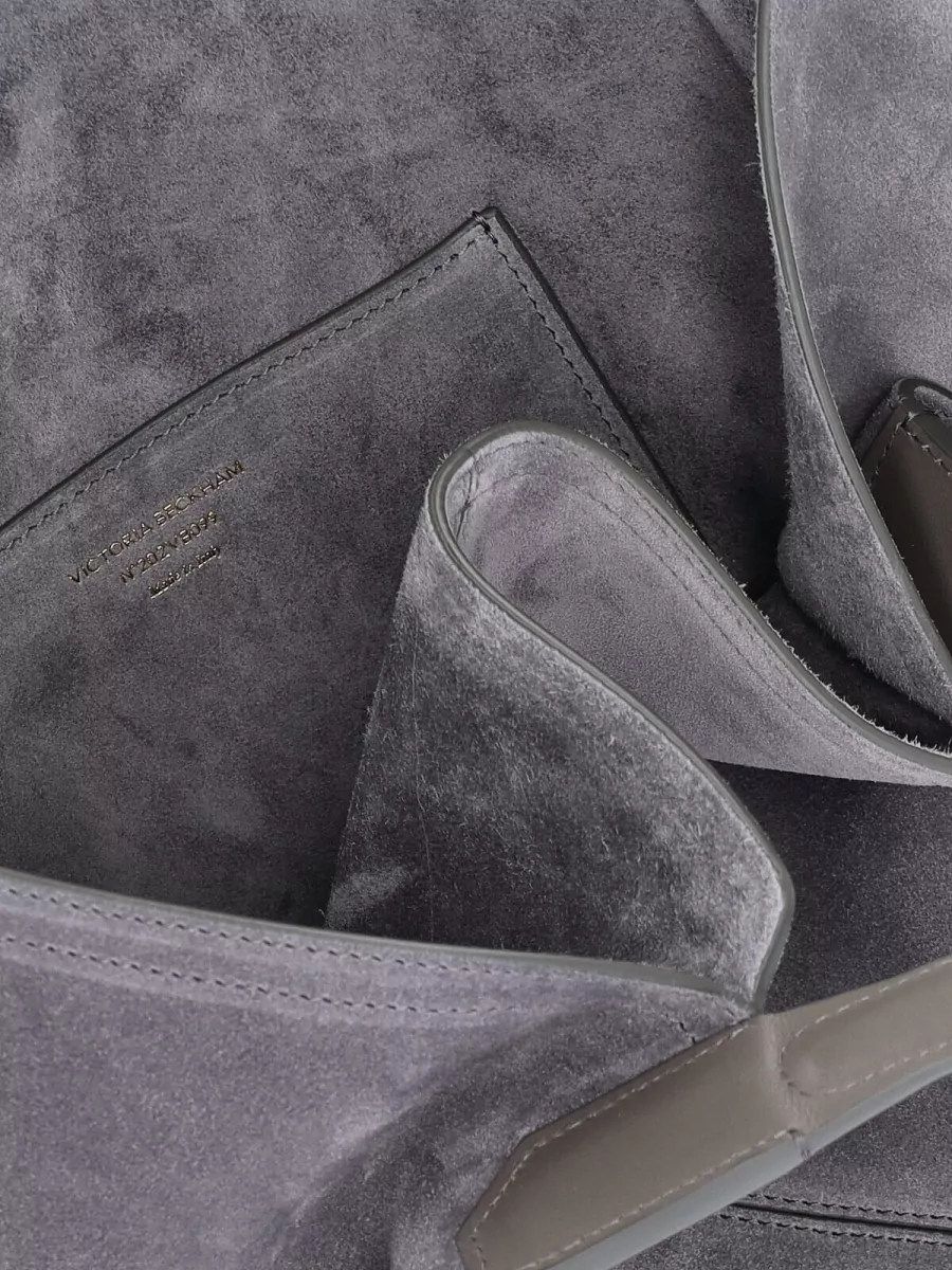 Victoria Beckham Tote Bag Double Handles Structured Shape Suede