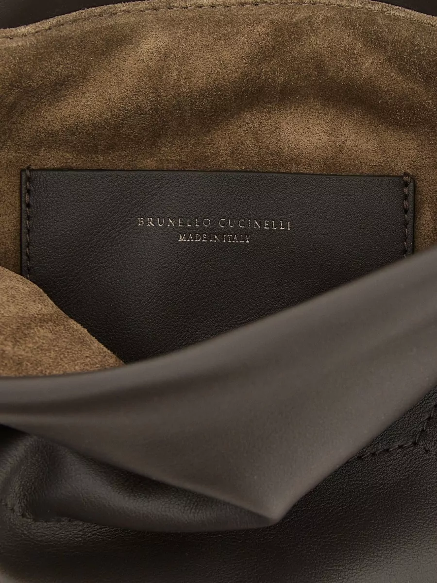 Brunello Cucinelli Leather Shoulder Bag