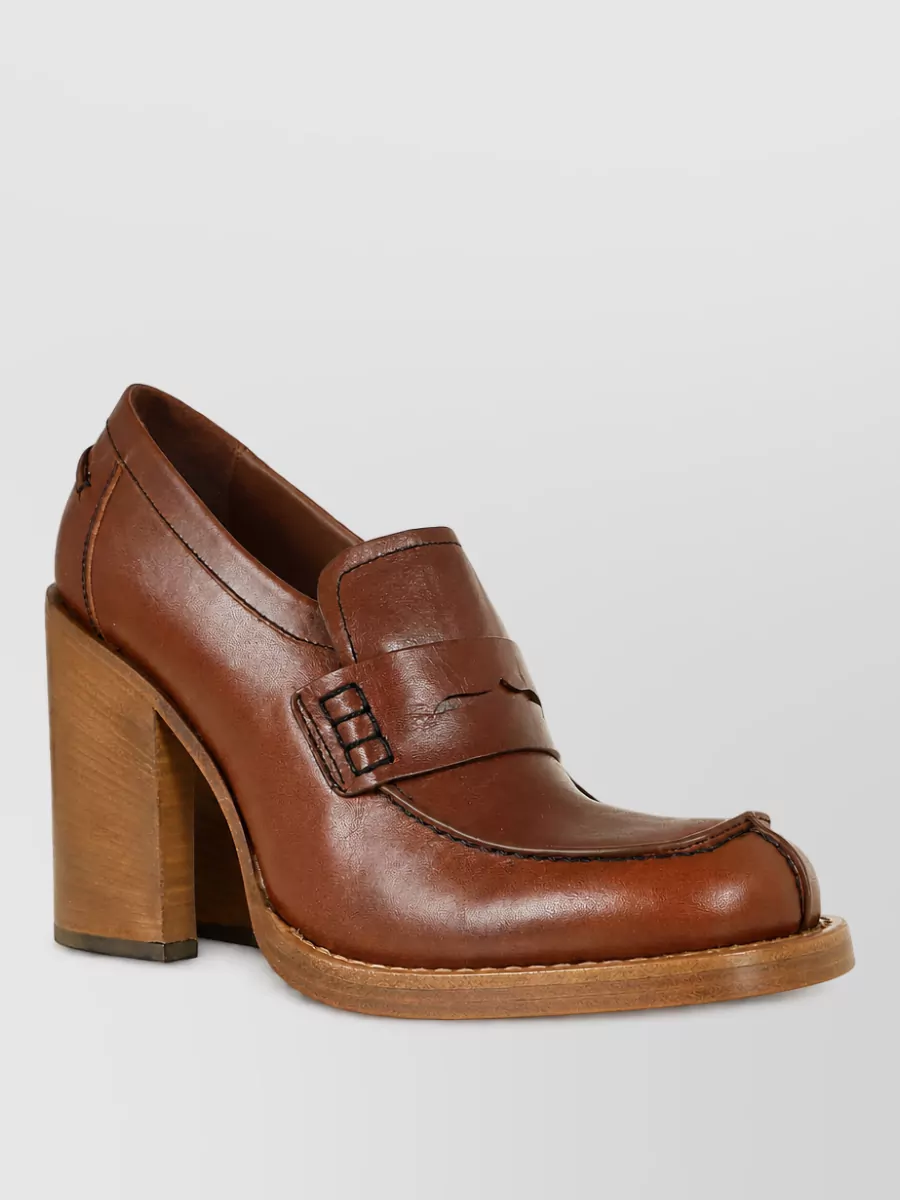 Dries Van Noten leather loafers