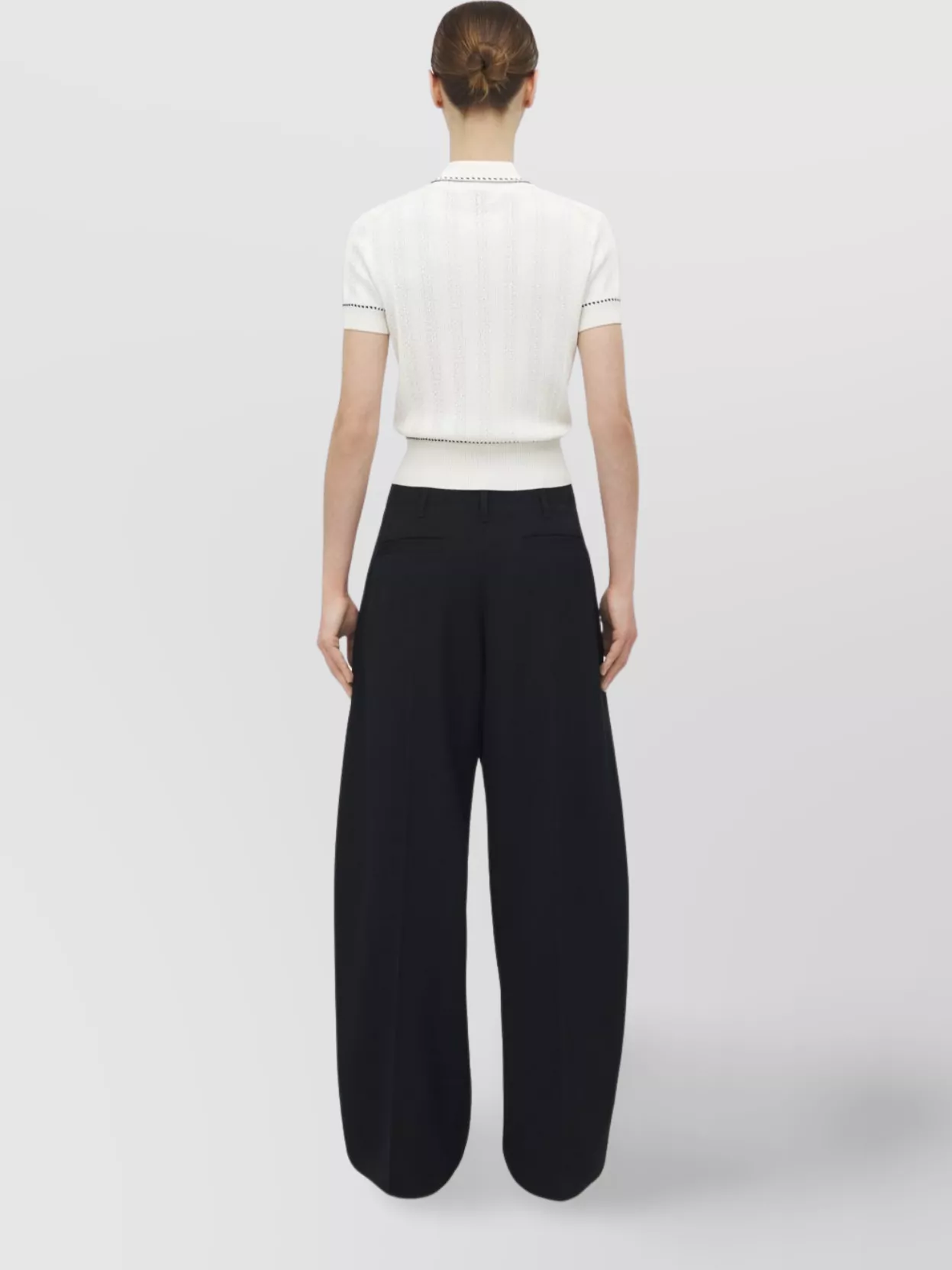 Alexander Mcqueen Ribbed Polo Shirt Contrast Trim