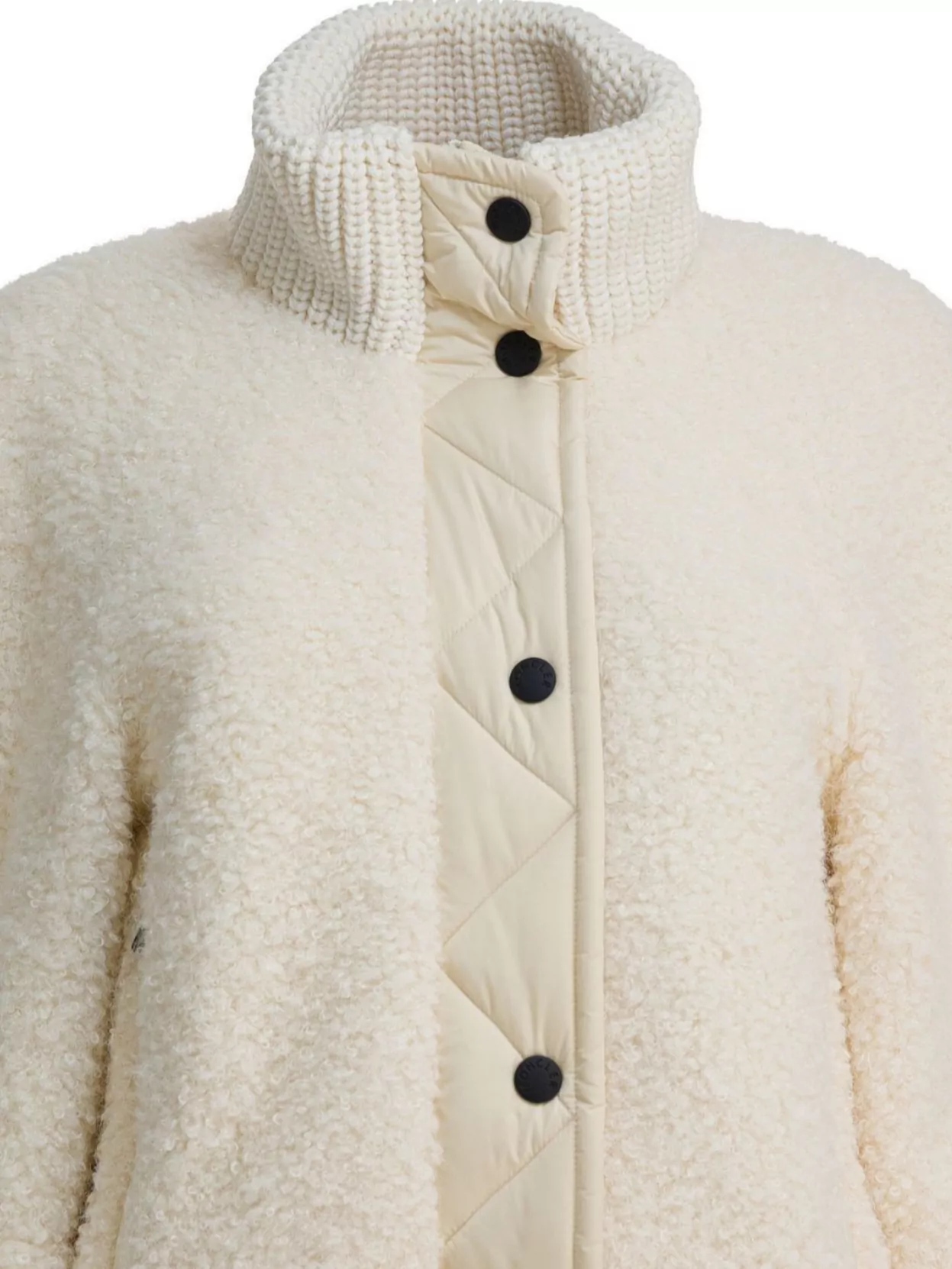 Moncler Grenoble Short Puffer Jacket Ayles With High Collar