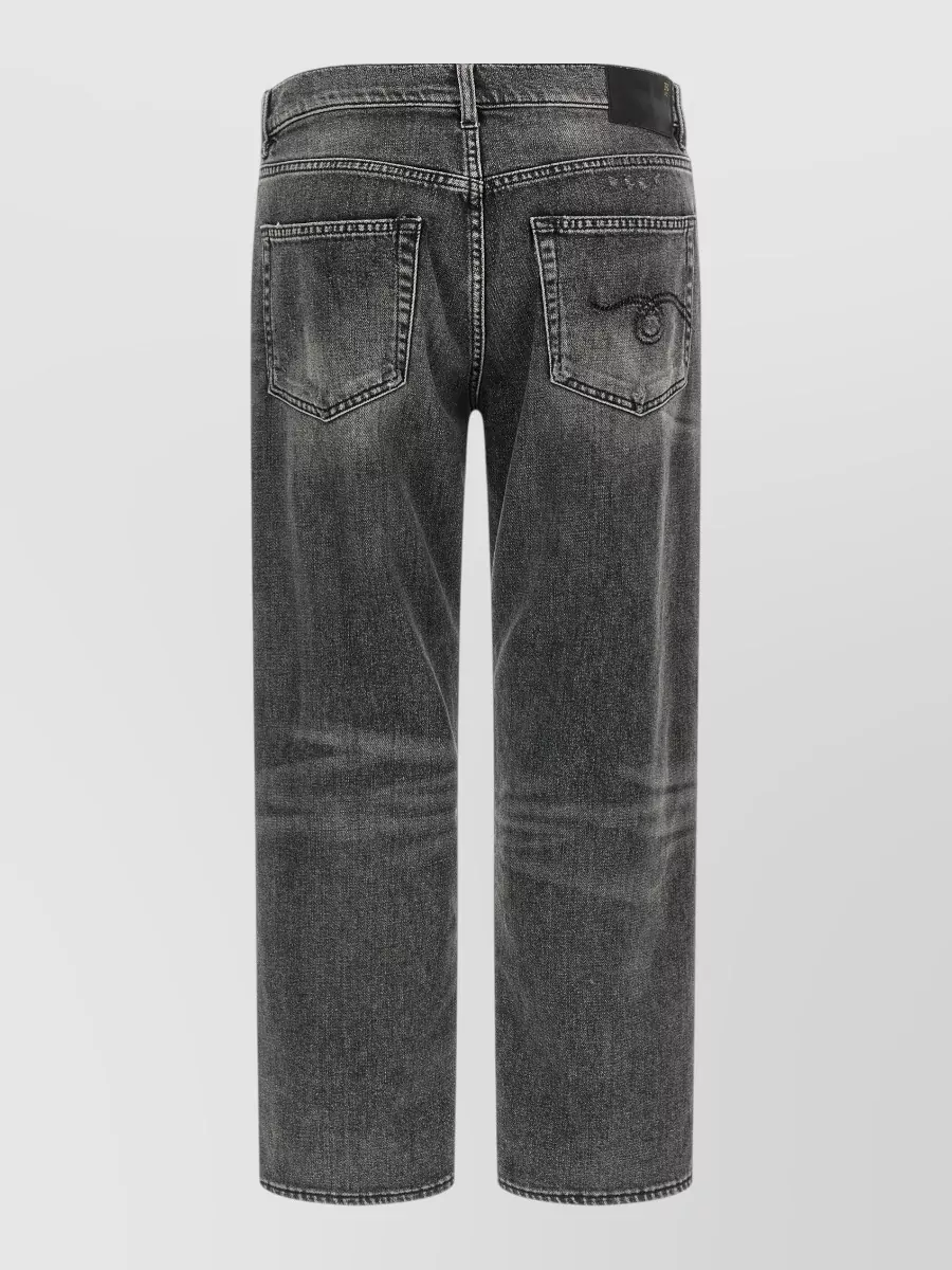 R13 Denim Straight Leg Jeans