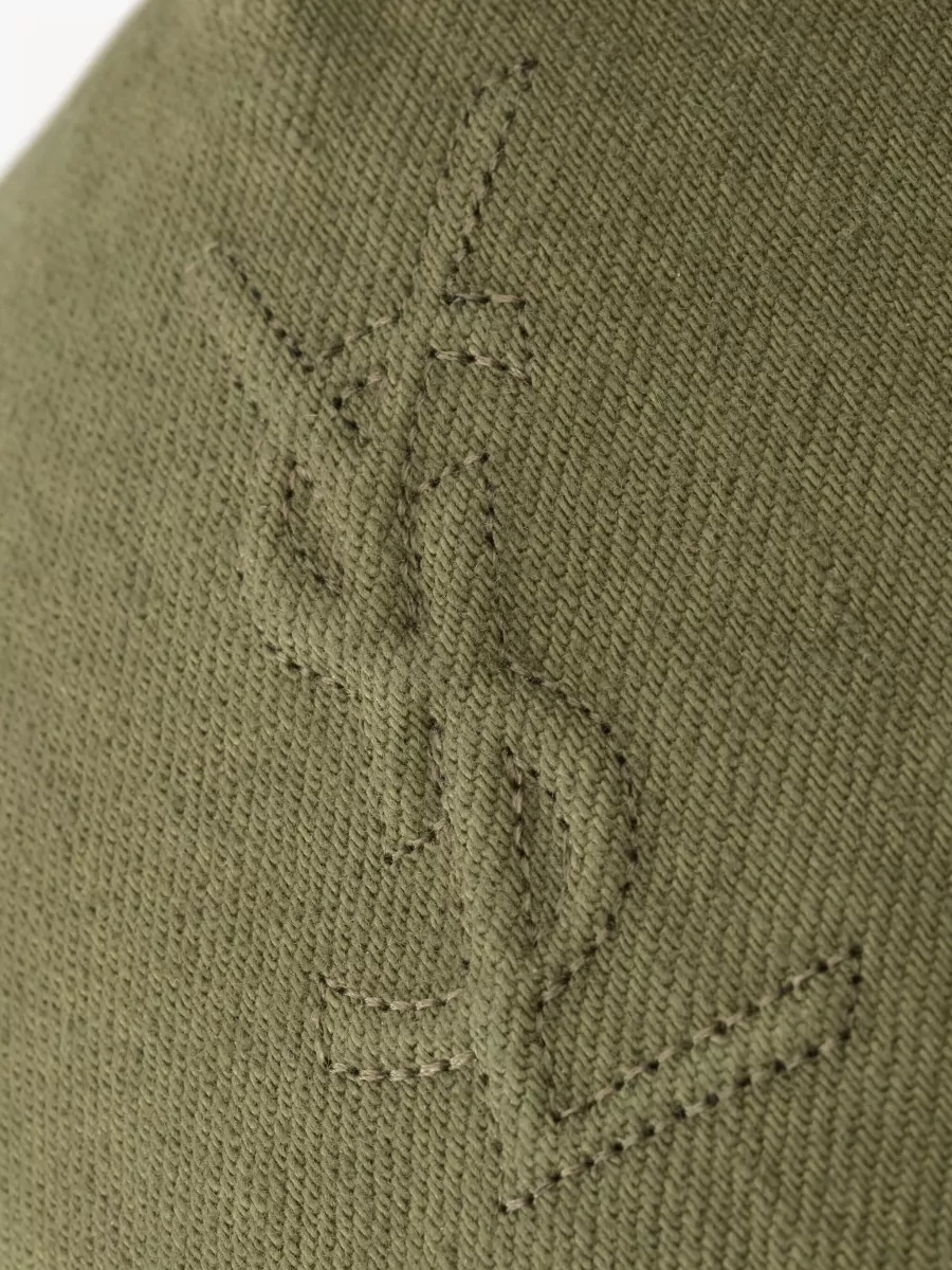 Saint Laurent Cotton Quilted Baseball Cap
