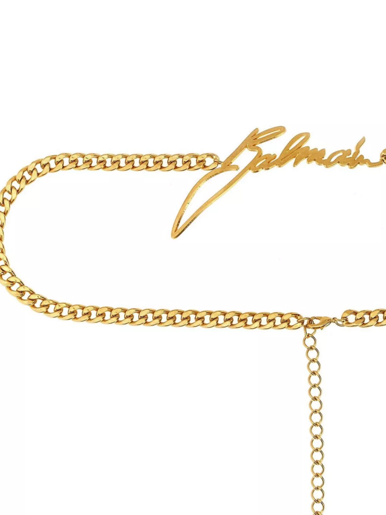 Balmain Adjustable Chain Link Love Belt