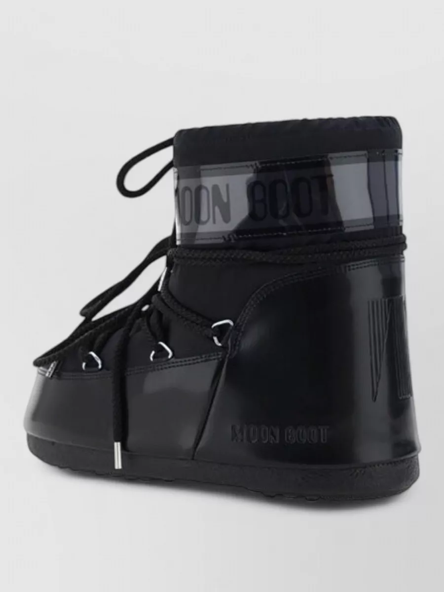 Moon Boot glossy ankle snow boots