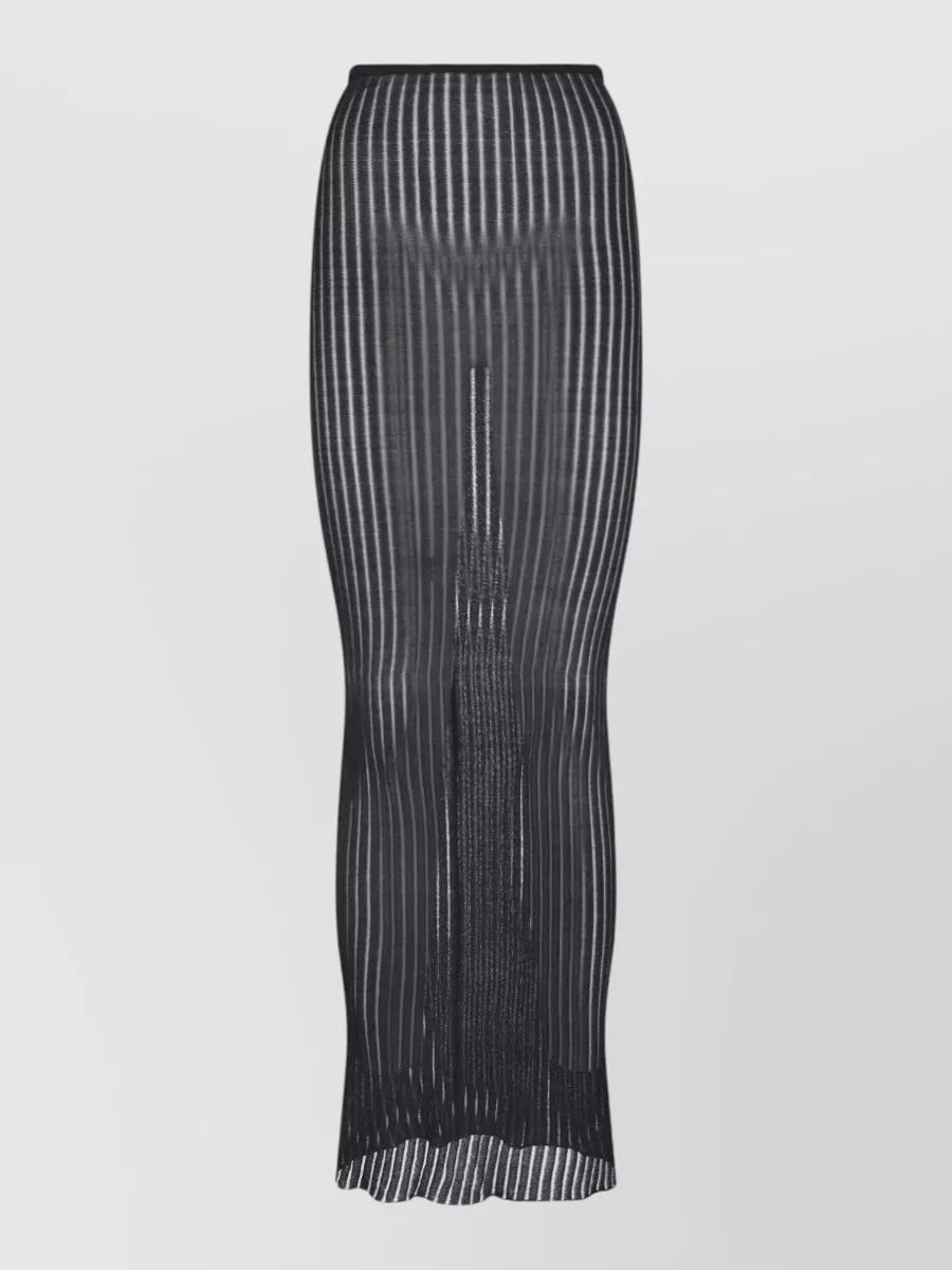 Dondup metallic fitted knee-length skirt