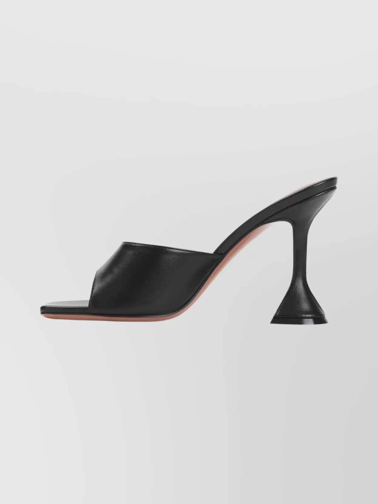 Amina Muaddi Sculptural Heel Open Toe Sandals