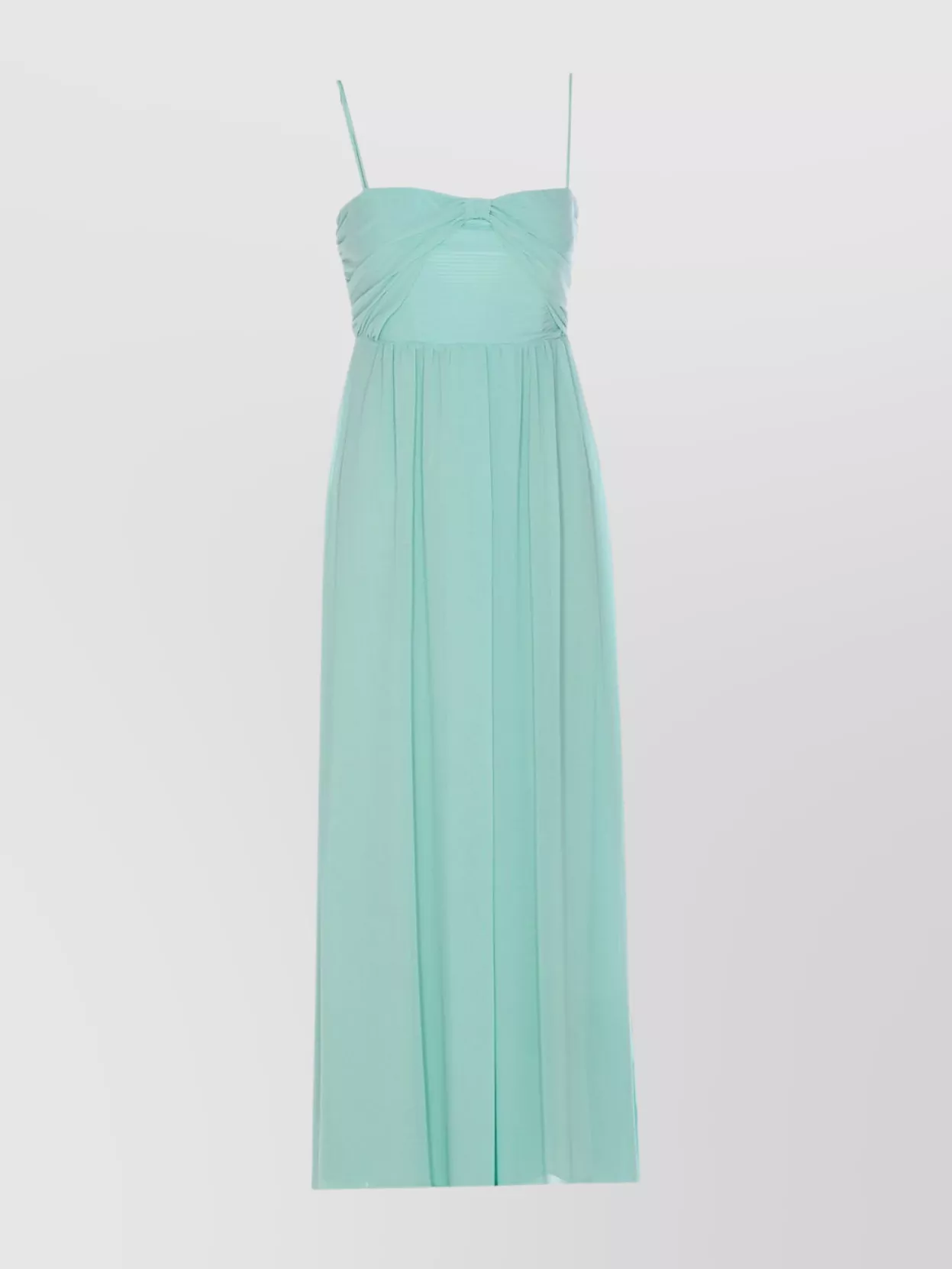 LIU •JO FRONT BOW DRAPED BODICE LACE COLLAR DRESS
