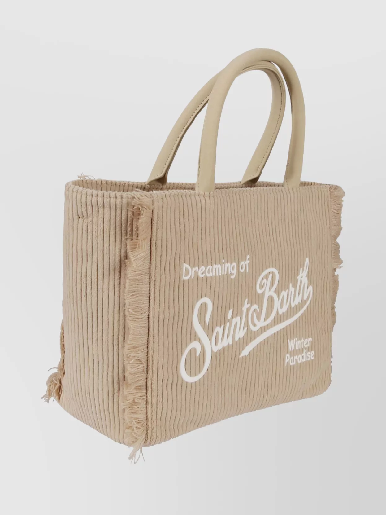 Mc2 Saint Barth Colette Tote Bag With Fringe And Handles