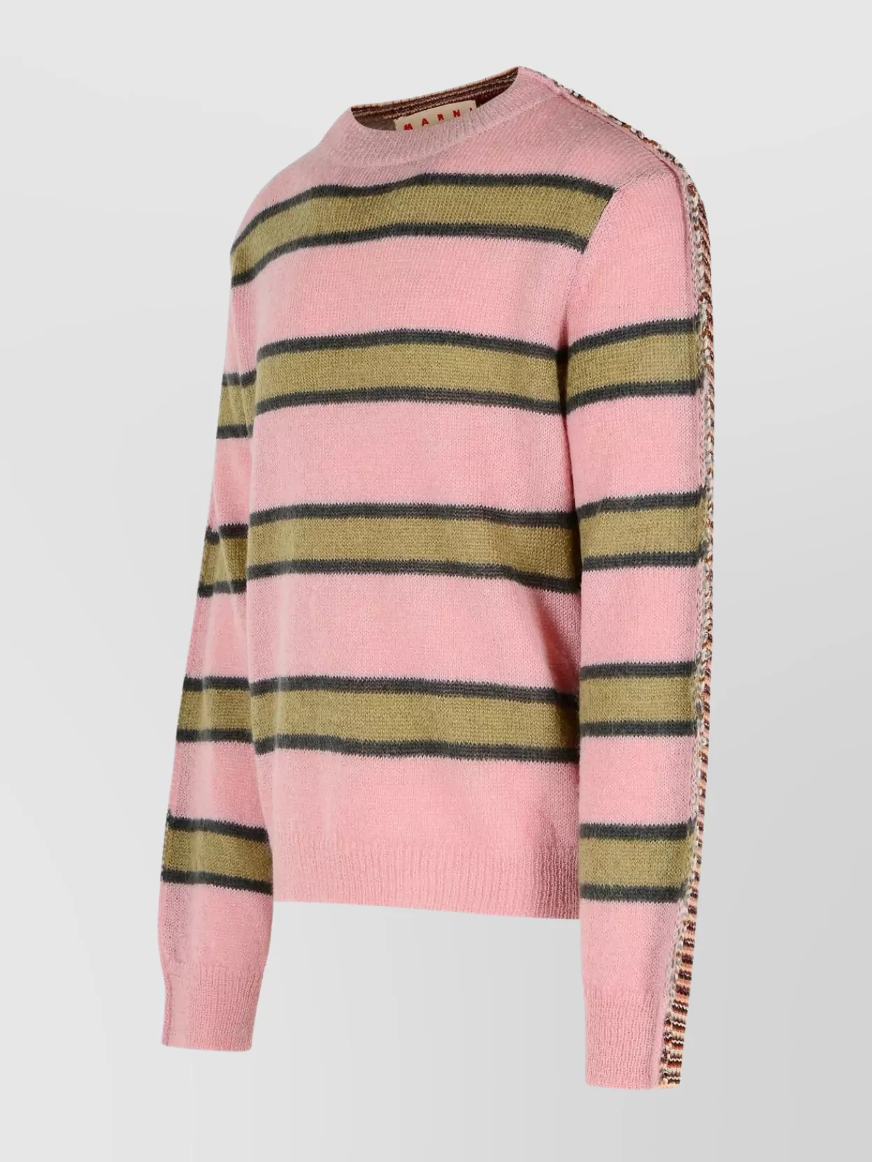 Marni Mohair Blend Sweater Striped Pattern