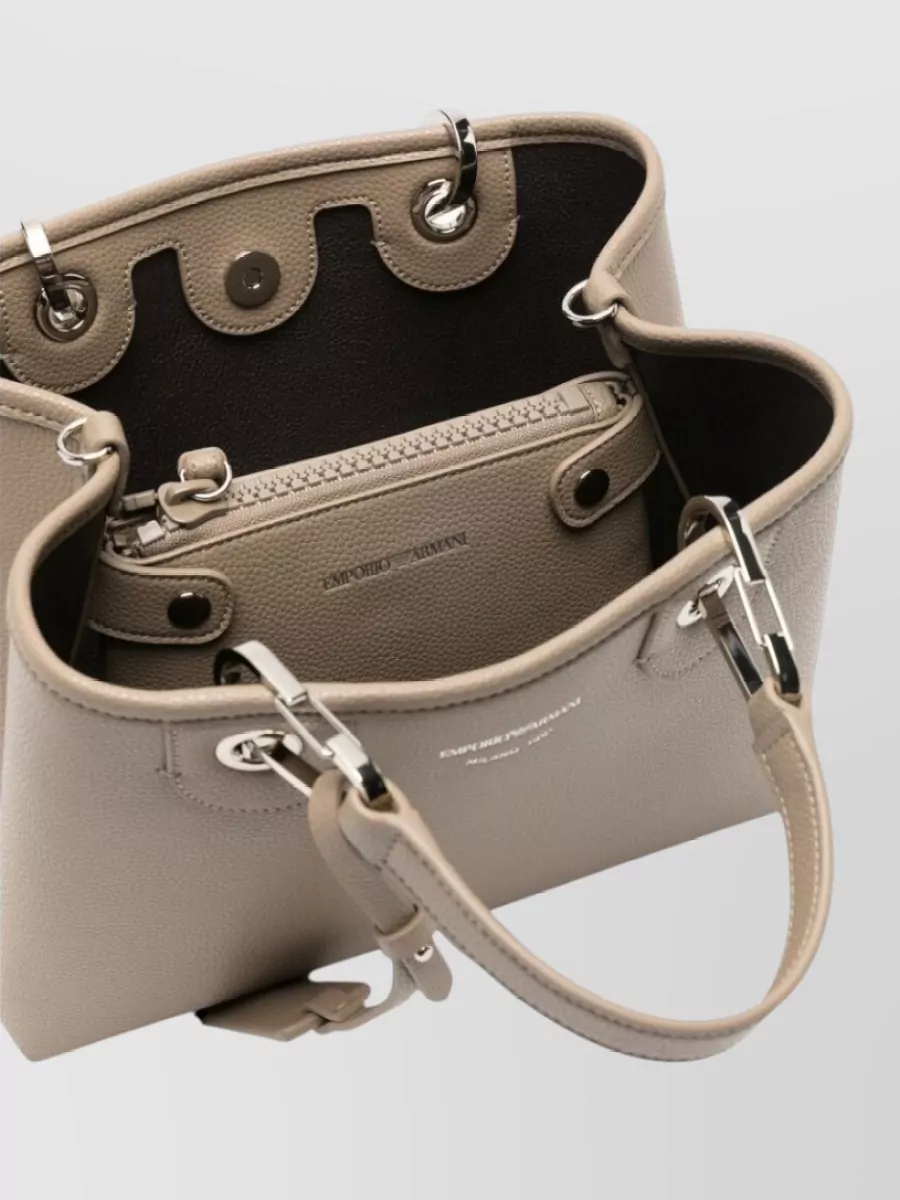 Emporio Armani Myea Small Tote Bag Detachable Strap