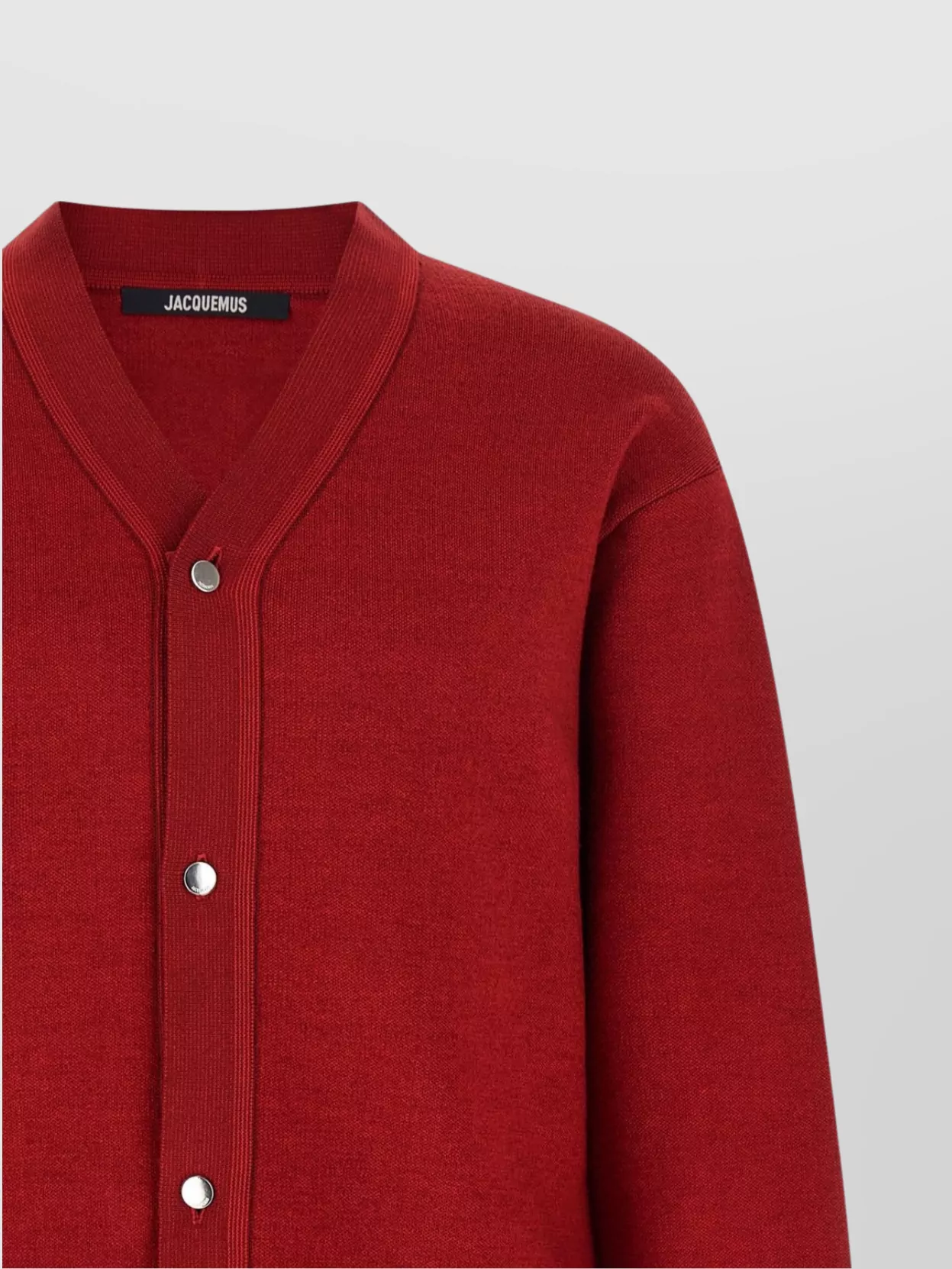 Jacquemus Double V-Neck Cardigan Long Sleeves