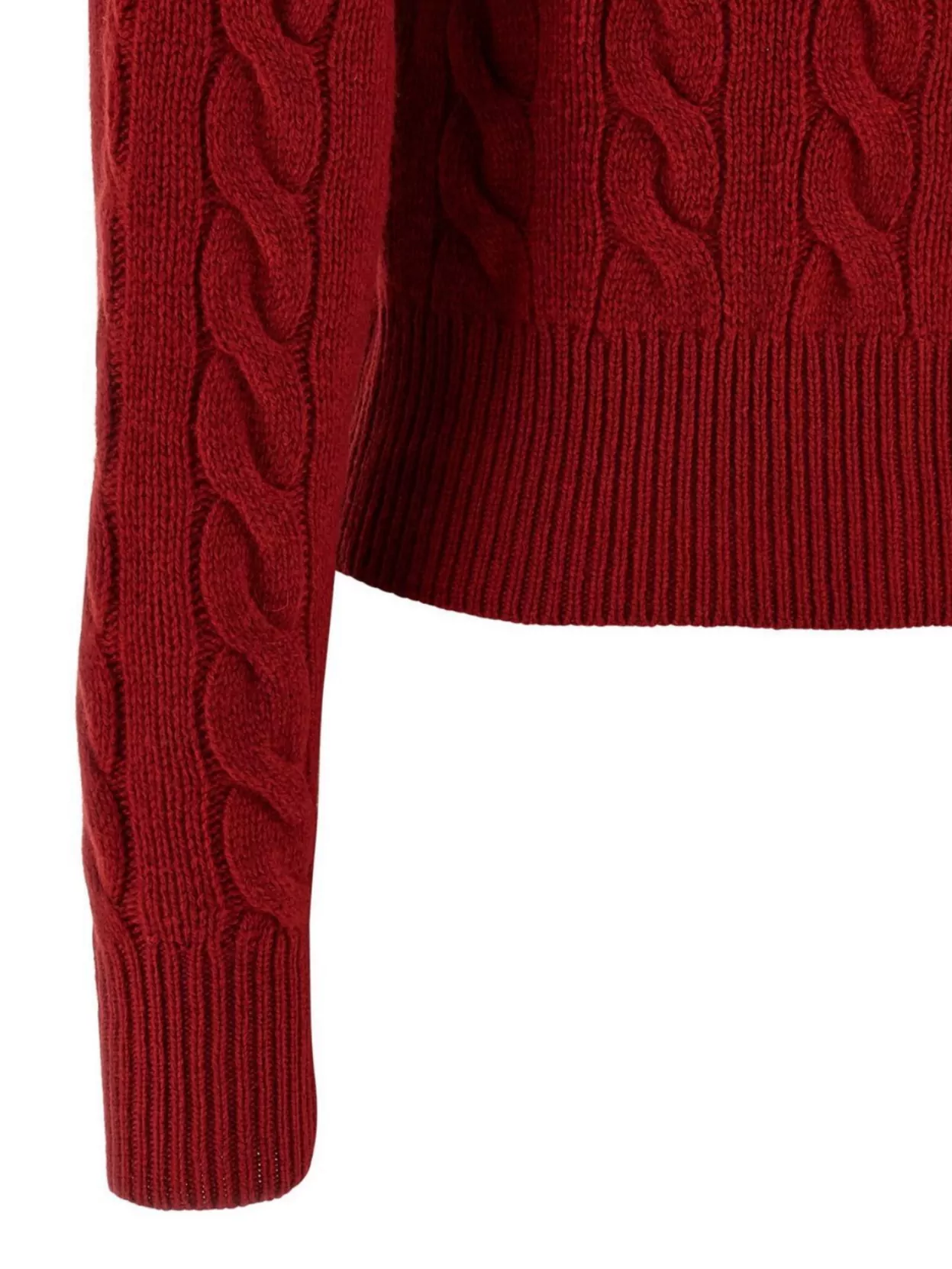 Polo Ralph Lauren Textured Knit Cardigan Featuring Cable Design
