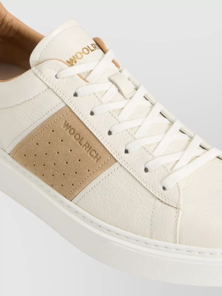 Woolrich Low Top Sneakers Contrast Heel Tab