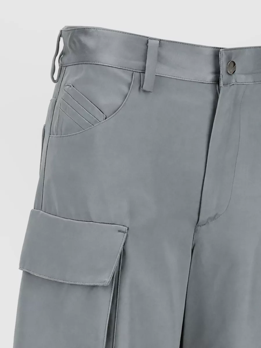 The Attico viscose cargo pants