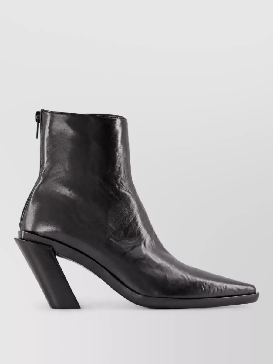 Ann Demeulemeester Leather Ankle Boots