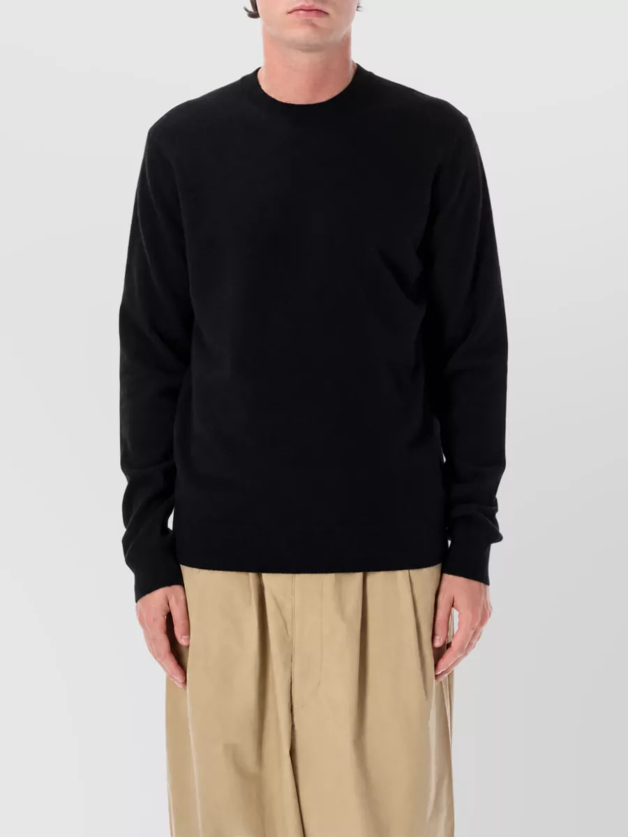 Comme des Garçons wool ribbed crew neck long-sleeve sweater