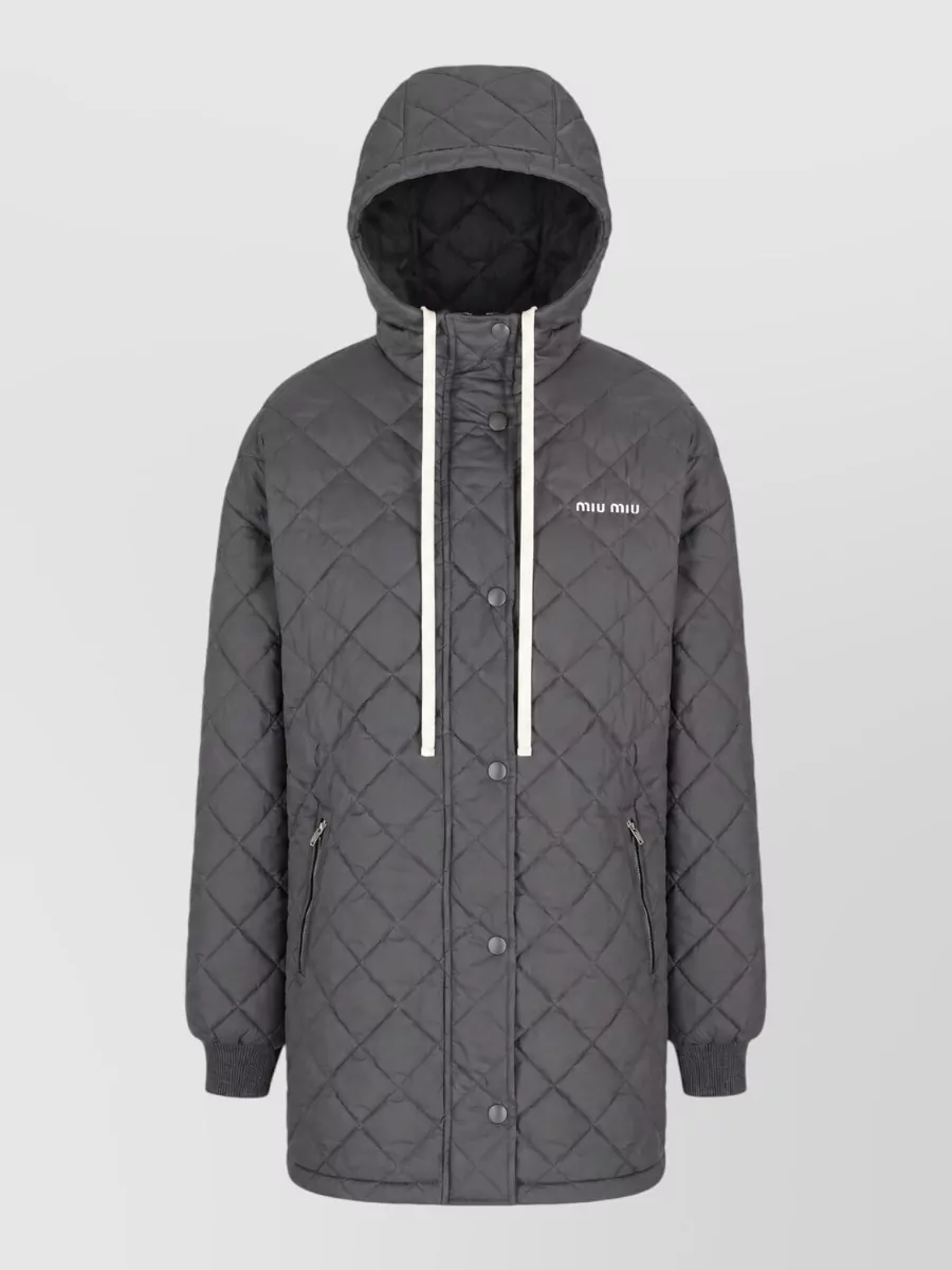 Miu Miu Quilted parka coat