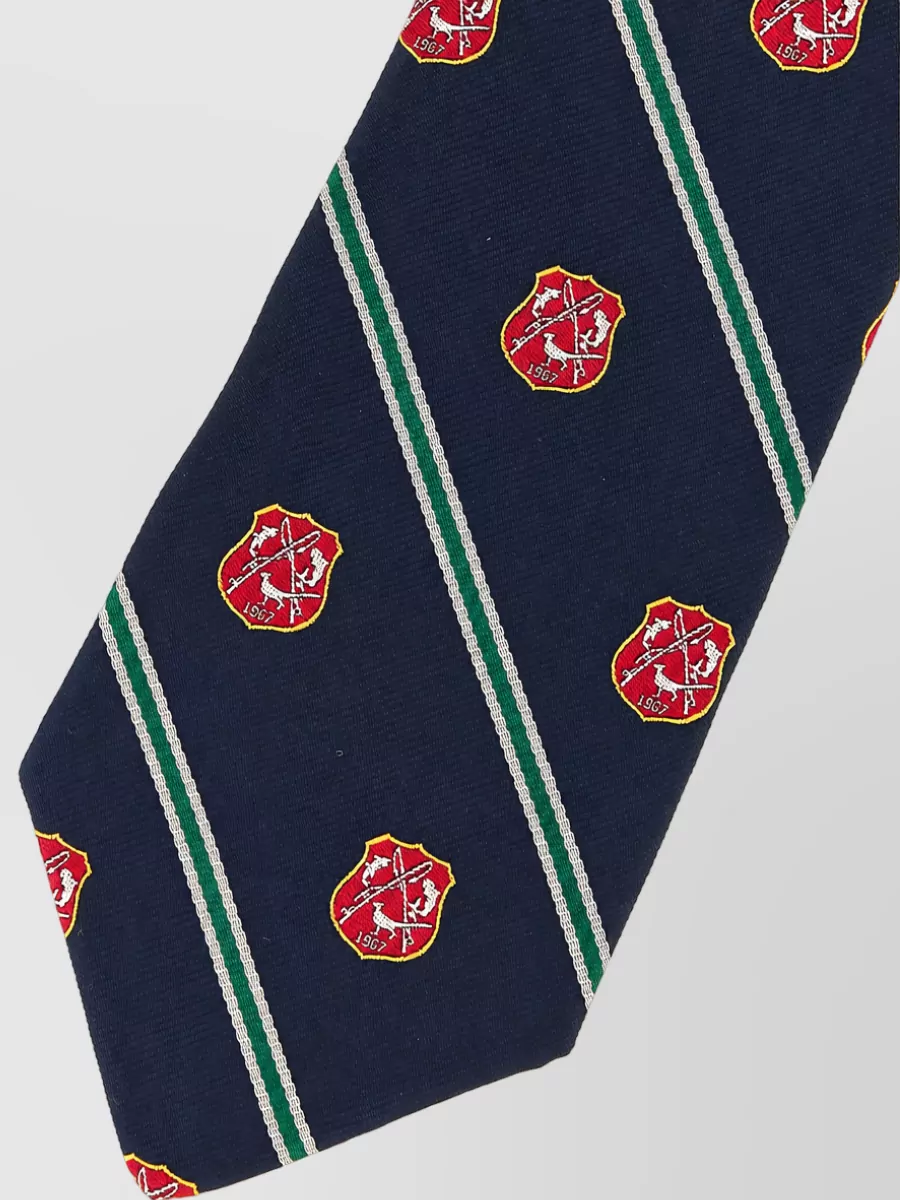 Polo Ralph Lauren Silk ribbed striped tie