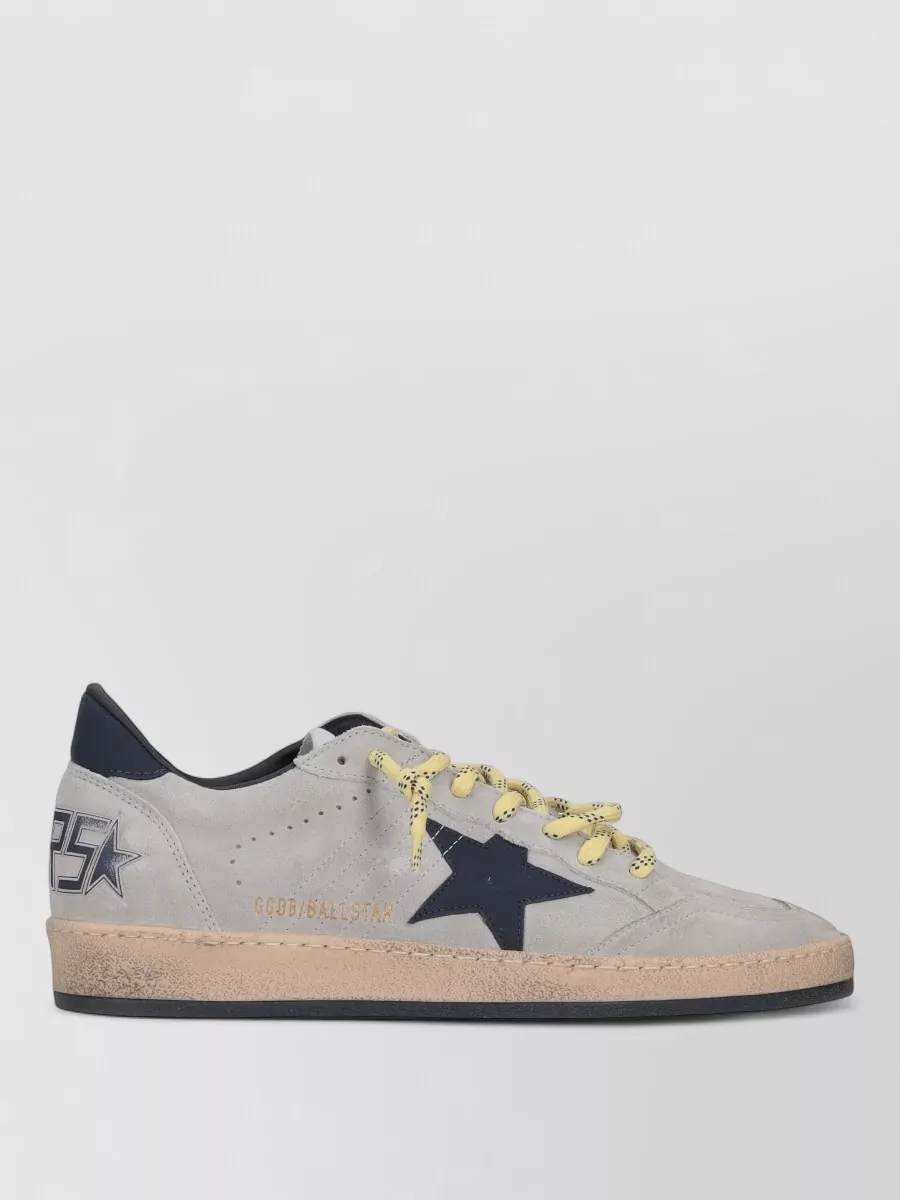 Golden Goose Suede Leather Low-Top Sneakers