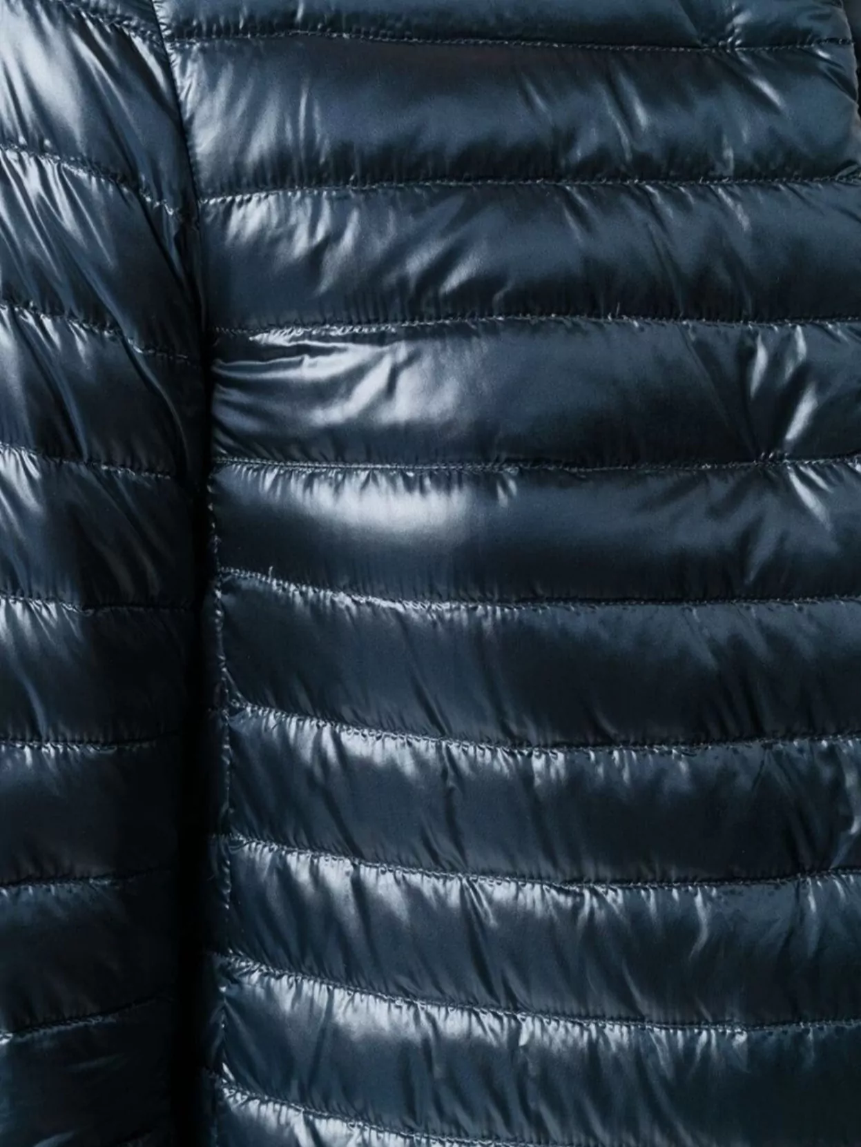 Herno A-Line Quilted Down Jacket With Funnel Neck