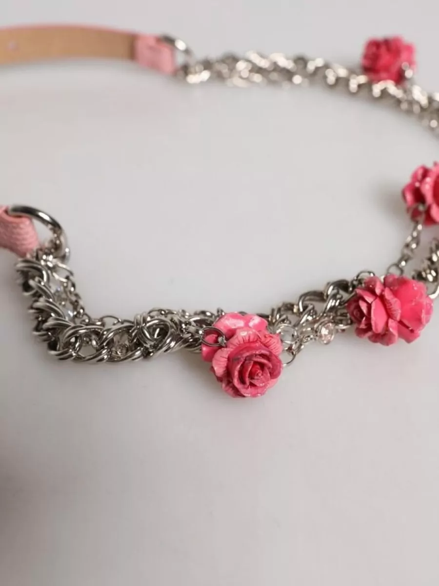 Dolce&Gabbana Leather Embellished Belt