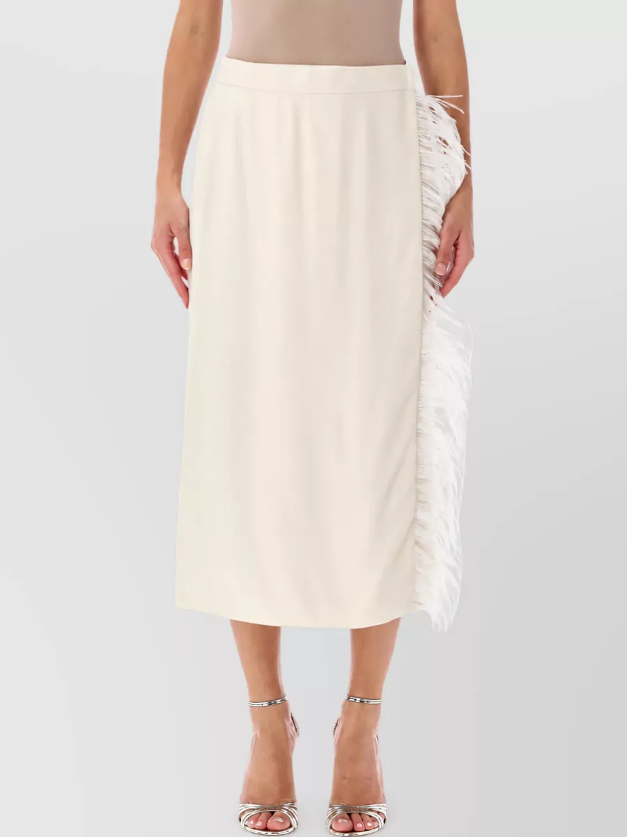 Alberta Ferretti high-rise midi skirt