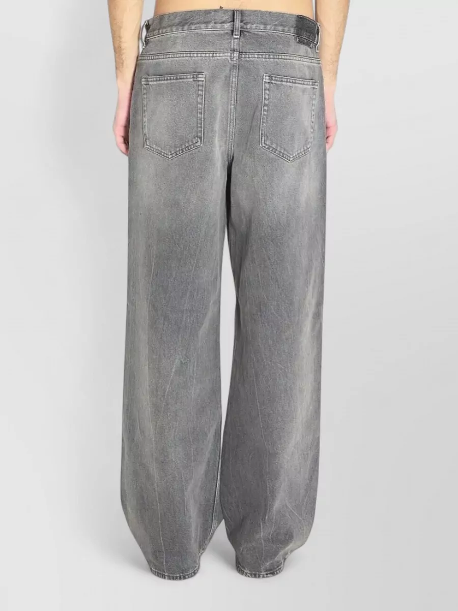 Golden Goose Journey Mens Wide Denim Five Pocket Trousers