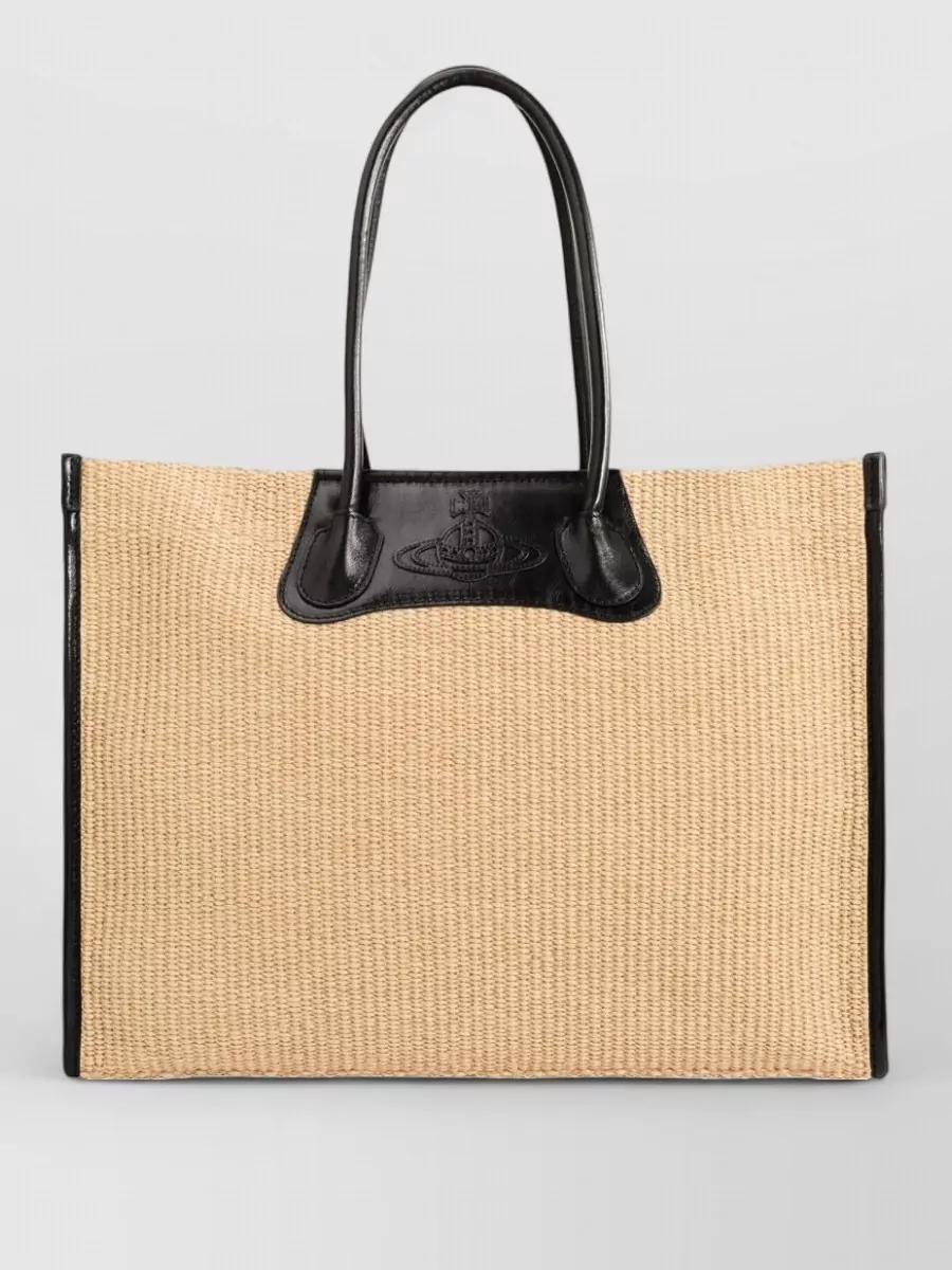 Vivienne Westwood Beach Tote Bag Dual Handles Design